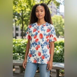 Colorful Berry oversized shirt